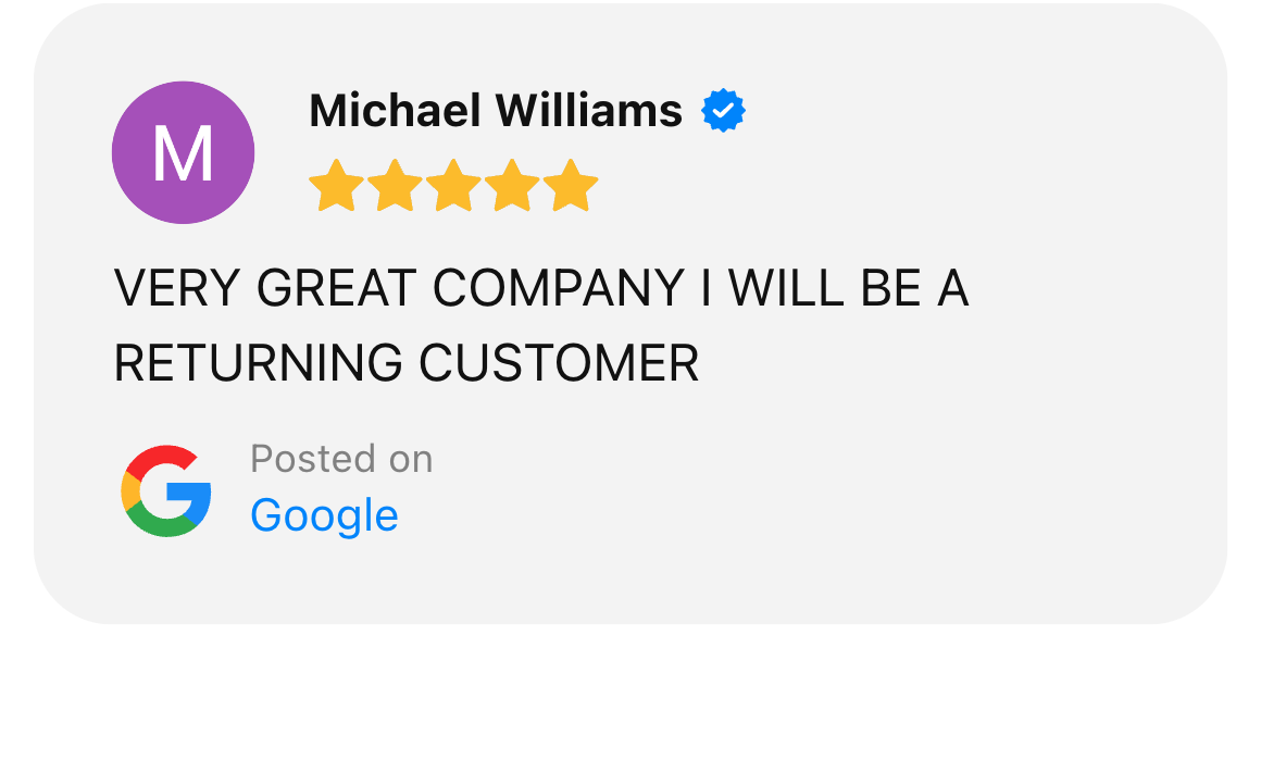 American Credit google review Micheal Williams