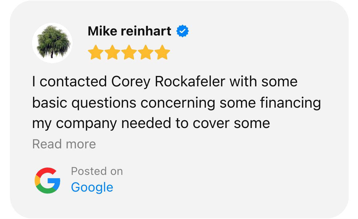 American Credit google review Mike Reinhart